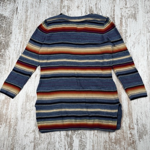 Lauren Ralph Lauren Striped Western Shirt, Cowboy Southwestern Sz S Cotton - Picture 2 of 8